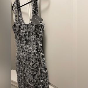 Forever 21 Small Mini dress with chain belt NWT